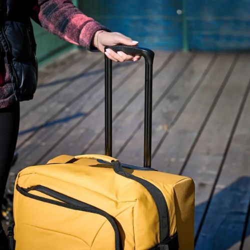Large travel suitcase KADVA Lazio 102 l yellow