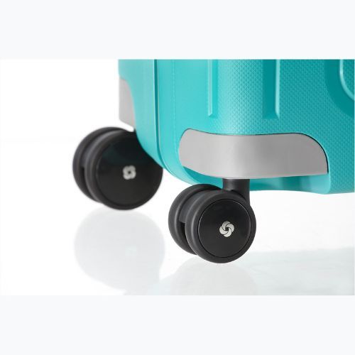 Samsonite S'cure Spinner 102 l aqua blue travel case