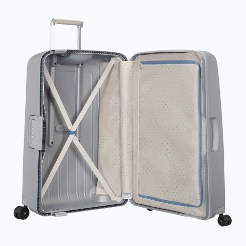 Samsonite S'cure Spinner 102 l silver travel case