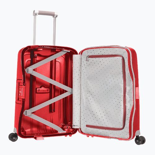 Samsonite S'cure Spinner travel case 34 l crimson red