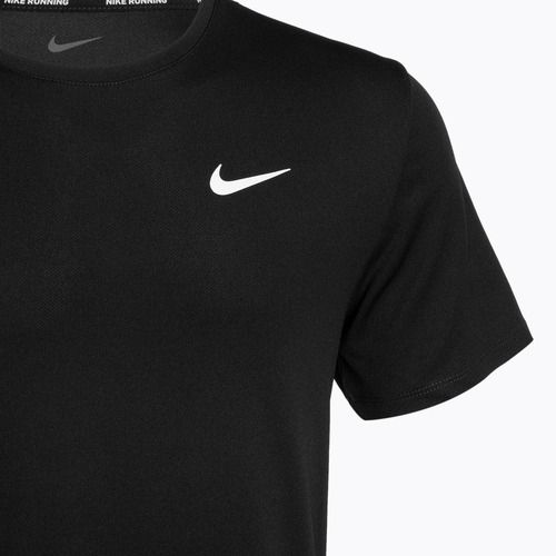 Men's Nike Miler Dri-Fit UV running shirt black