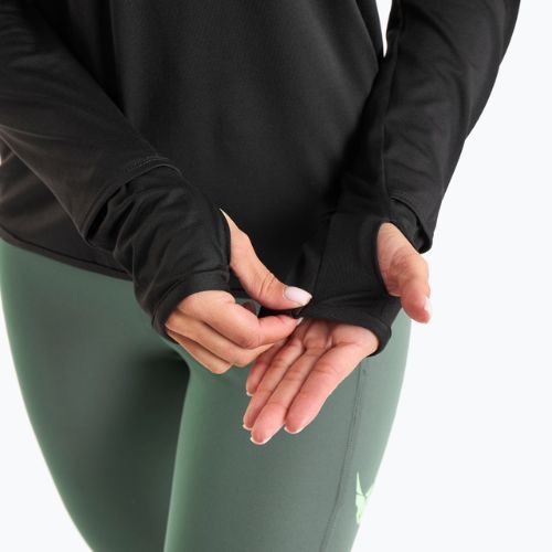 Women's Nike Swift Element UV 1/4-Zip running longsleeve black