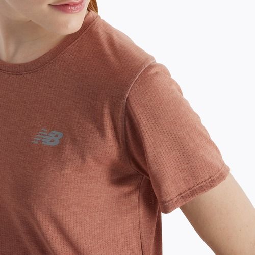 Women's New Balance Athletics sparrow heather t-shirt