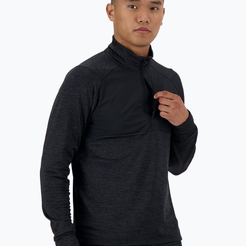 Men's New Balance Athletics Heat Grid 1/2 Zip running longsleeve black