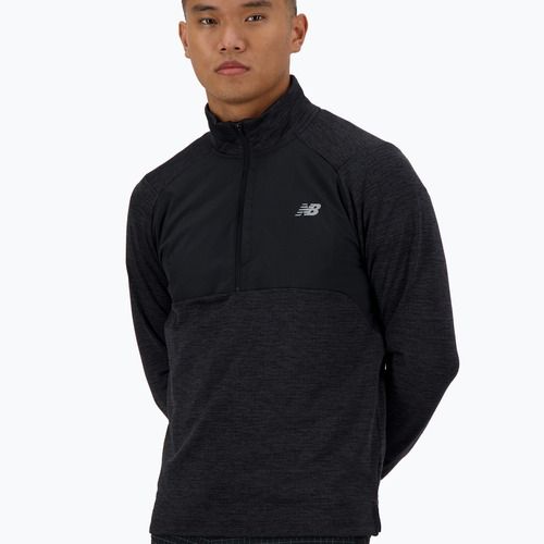 Men's New Balance Athletics Heat Grid 1/2 Zip running longsleeve black