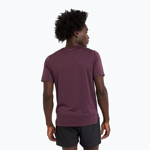 Men's New Balance Athletics Run plum brown t-shirt