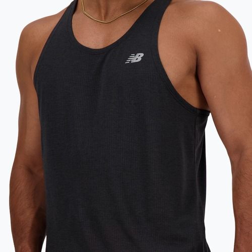 Men's tank top New Balance Singletics black