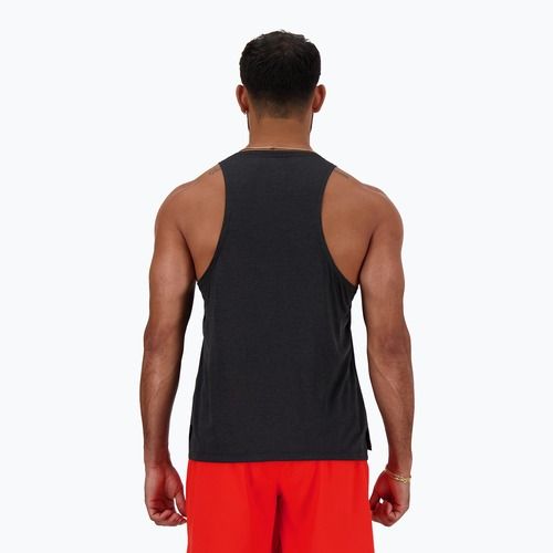 Men's tank top New Balance Singletics black