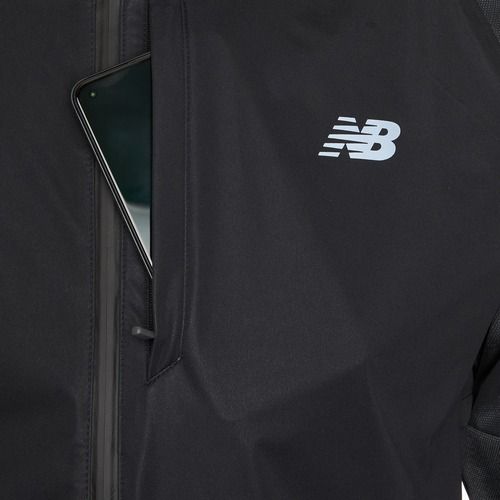 Men's New Balance Seasonal Premium Print running jacket black