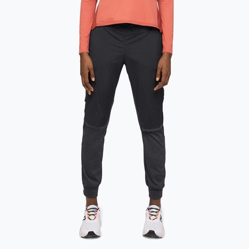 Women's running trousers On Weather black