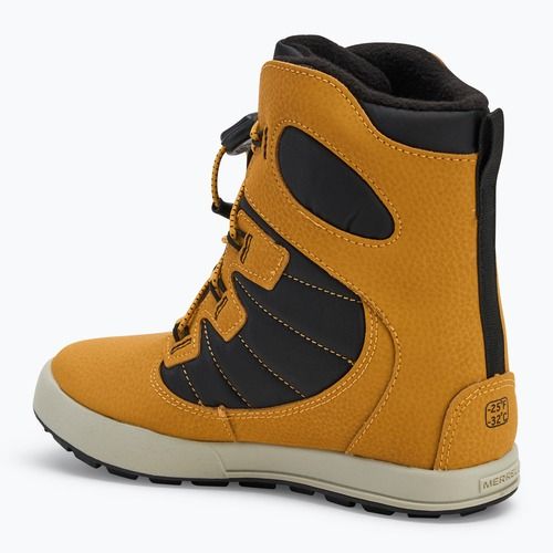 Merrell Snow Bank 4.0 Wtrpf wheat children's snow boots