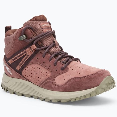 Women's hiking boots Merrell Wildwood Mid Ltr Wp marron/burlwood