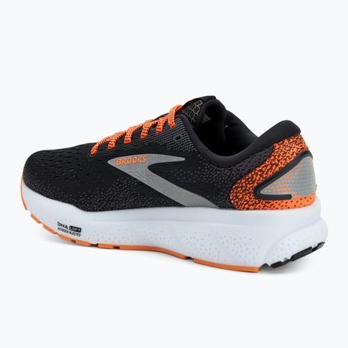 Brooks Ghost 16 women's running shoes black/orange/white