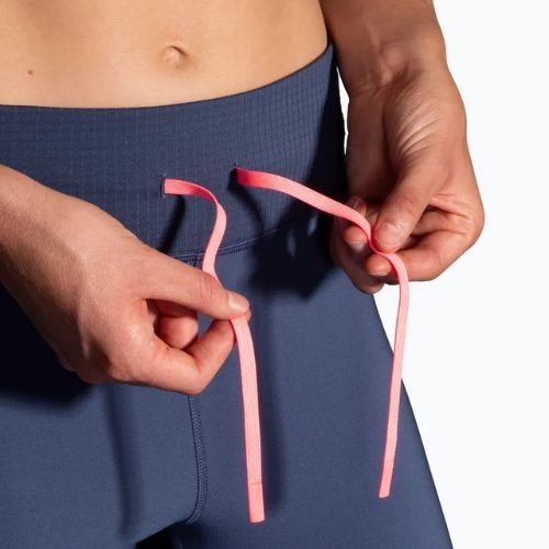 Women's Brooks High Point ocean/navy running leggings