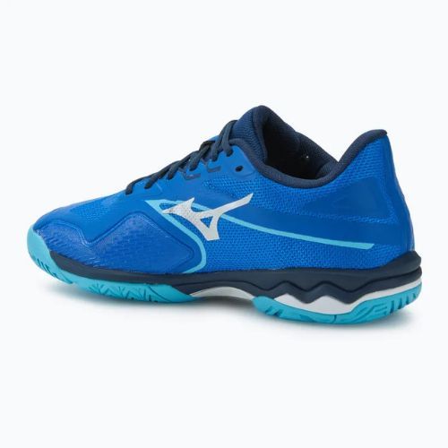 Men's tennis shoes Mizuno Wave Exceed Light 2 AC mugen blue/white/river blue