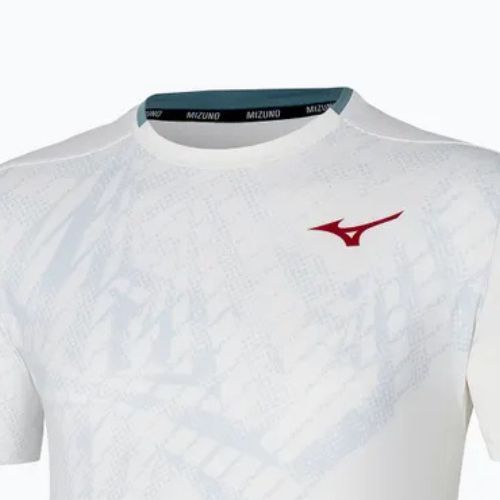 Men's tennis shirt Mizuno Mugen Shadow Graphic Tee white