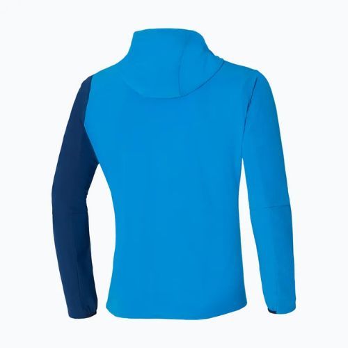 Women's tennis jacket Mizuno Mugen Hooded Jacket estate blue