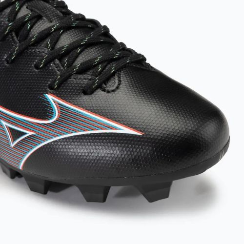Men's football boots Mizuno α Select FG black/ignition red/801 c