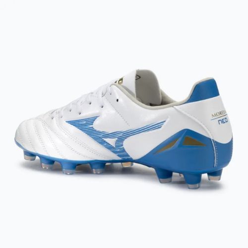 Men's Mizuno Morelia Neo IV Pro FG laser blue/white football boots
