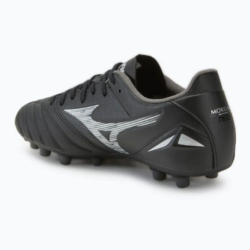 Men's Mizuno Morelia Neo IV Pro AG black/galaxy silver football boots