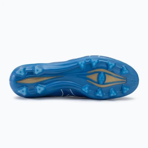 Men's football boots Mizuno α Elite FG white/laser blue/gold