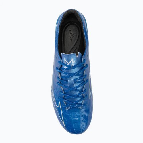 Men's football boots Mizuno α Pro FG white/laser blue/gold
