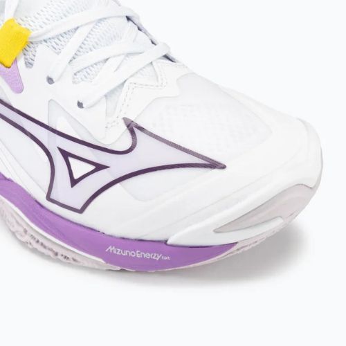 Women's volleyball shoes Mizuno Wave Lightning Z8 white/patrician purple/quince