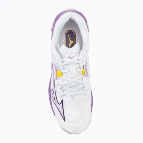 Women's volleyball shoes Mizuno Wave Lightning Z8 white/patrician purple/quince