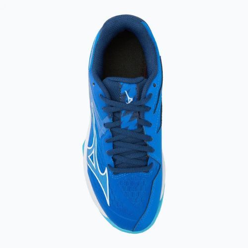 Mizuno Lightning Star Z7 children's volleyball shoes mugen blue/white/estate blue