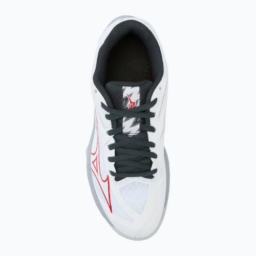 Children's volleyball shoes Mizuno Lightning Star Z7 white/salsa/black