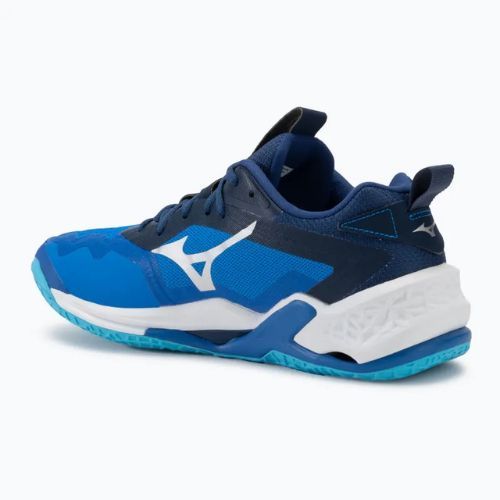 Men's handball shoes Mizuno Wave Stealth Neo 2 mugen blue/white/estate blue