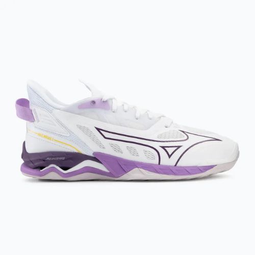 Women's handball shoes Mizuno Wave Mirage 5 white/patrician purple/quince