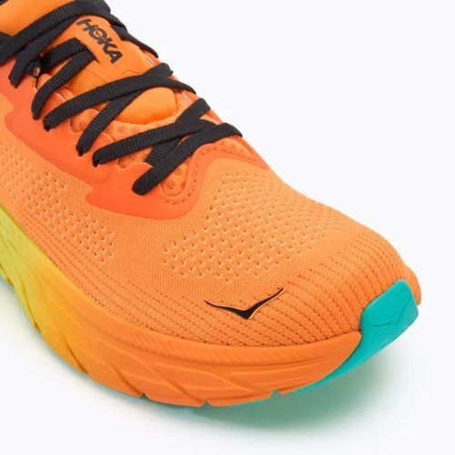 Men's running shoes HOKA Arahi 7 electric tangerine/black