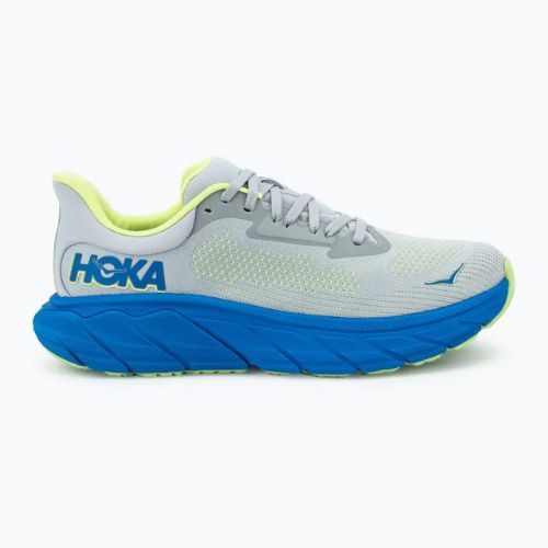HOKA men's running shoes Arahi 7 stardust/electric cobalt