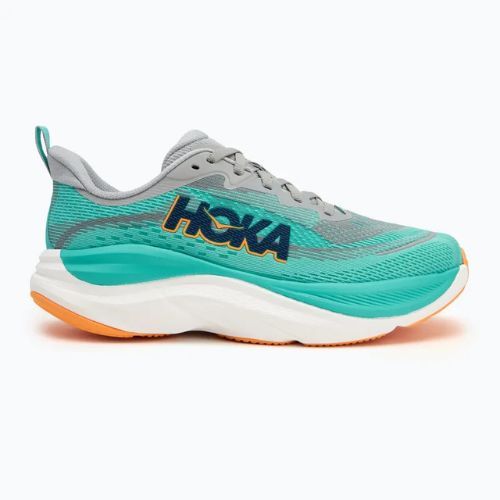HOKA Skyflow men's running shoes stellar grey/shoreline
