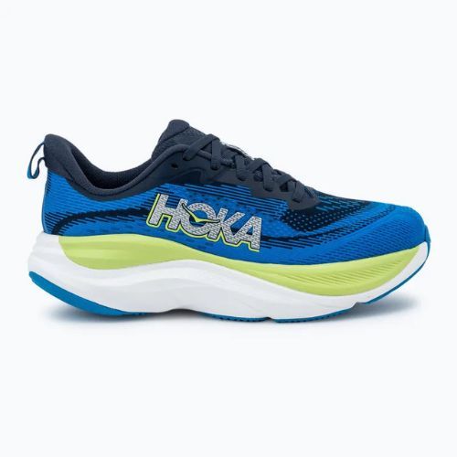 Men's HOKA Skyflow varsity navy/electric cobalt running shoes