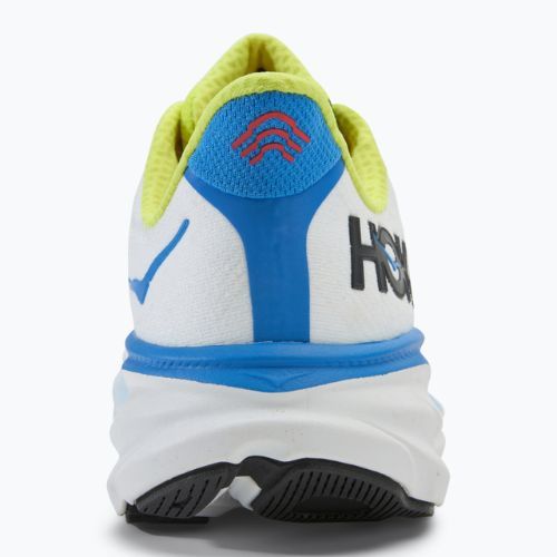 HOKA men's running shoes Clifton 9 blanc de blanc/virtual blue