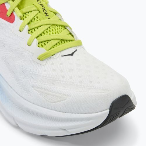 HOKA men's running shoes Clifton 9 blanc de blanc/virtual blue