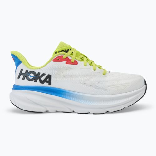 HOKA men's running shoes Clifton 9 blanc de blanc/virtual blue