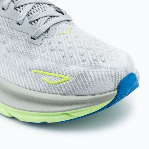 HOKA men's running shoes Clifton 9 stardust/electric cobalt