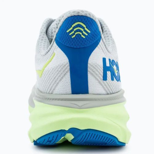 HOKA men's running shoes Clifton 9 stardust/electric cobalt