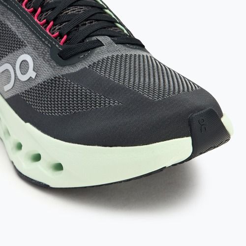 Women's On Cloudsurfer Next black/lima running shoes