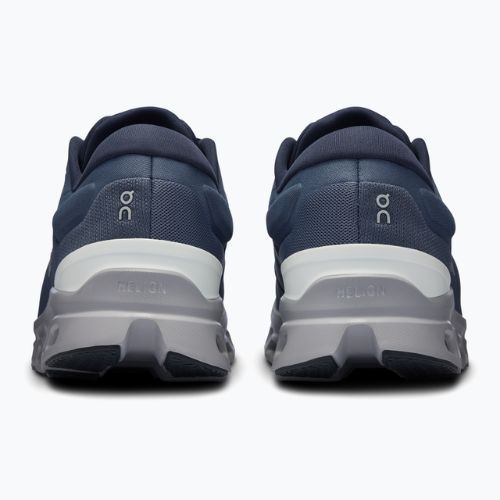 Men's On Cloudstratus 3 metal/glacier running shoes