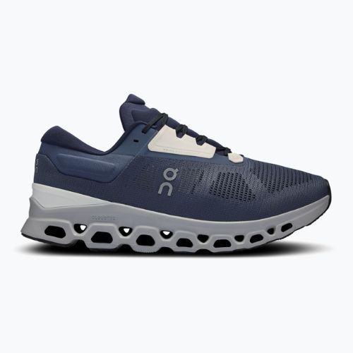 Men's On Cloudstratus 3 metal/glacier running shoes
