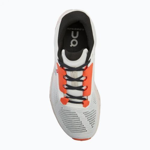 Women's On Cloudstratus 3 white/sand running shoes