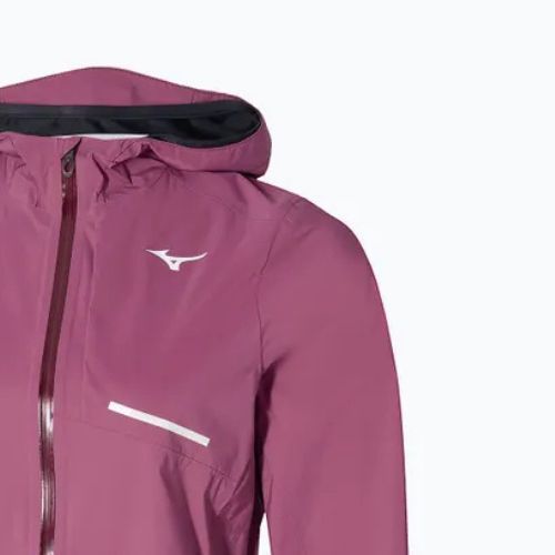 Women's running jacket Mizuno Waterproof 20K ER violet quartz