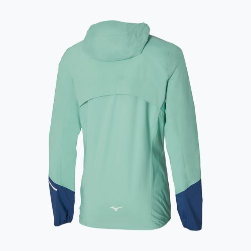 Women's running jacket Mizuno Waterproof 20K ER dusty jade