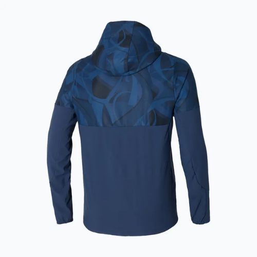 Mizuno Paris Athlete Hooded men's jacket pageant blue