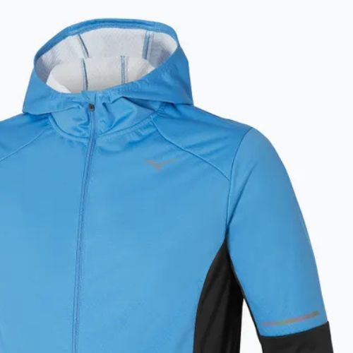 Men's running jacket Mizuno Thermal Charge BT parisian blue