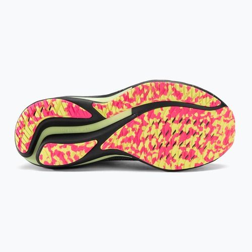 Men's running shoes Mizuno Wave Rider 28 black/silver/sunny lime